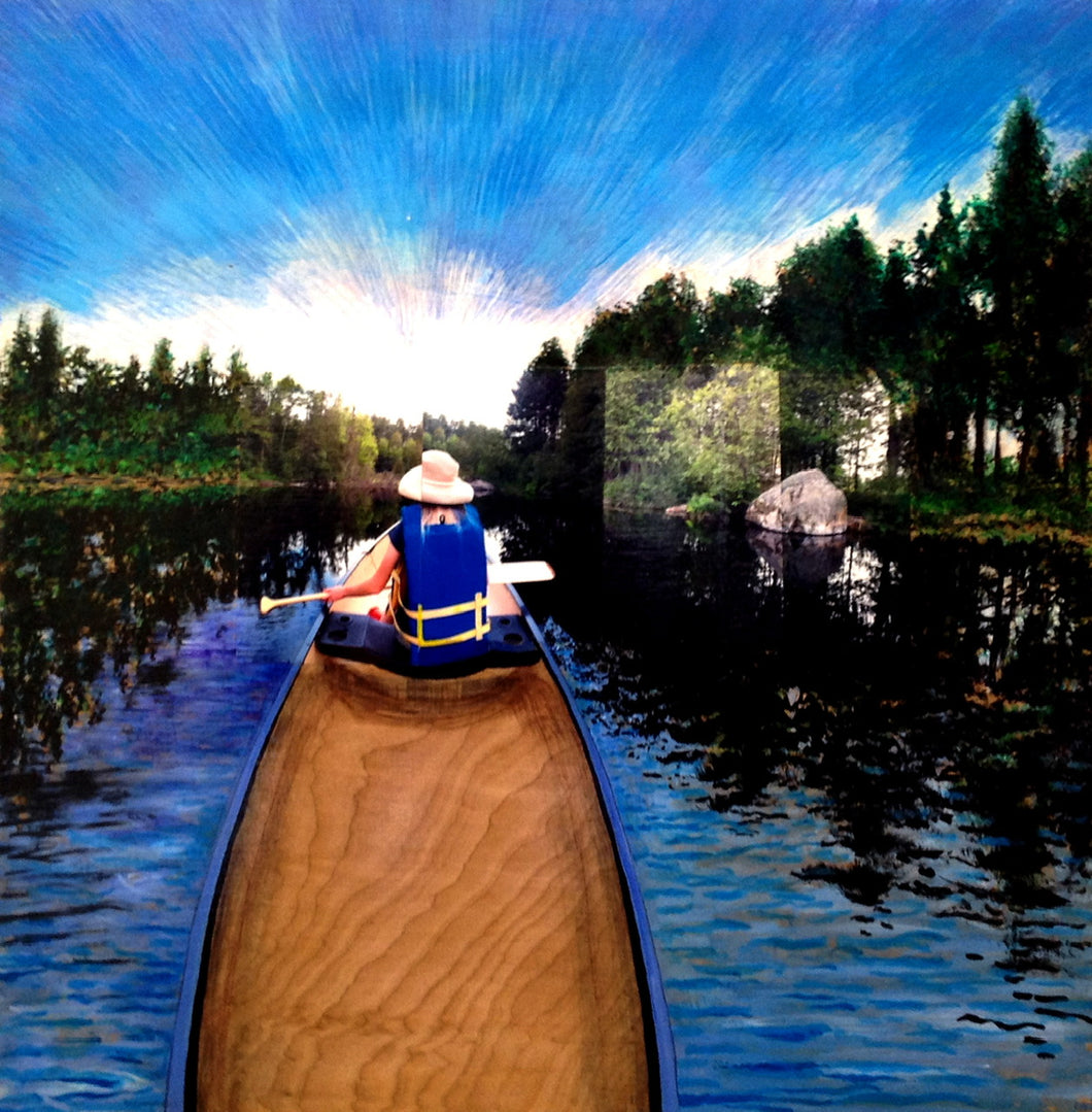 The Paddle, Gus on Bonnechere River